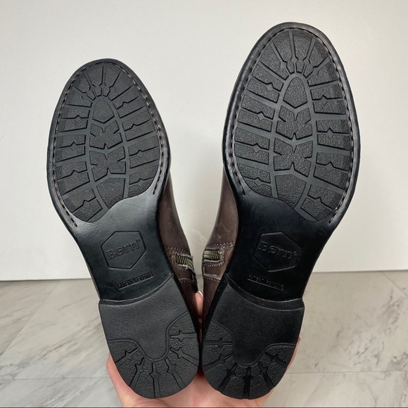 New! Born North Gray Leather Riding Boot 8M - Picture 13 of 14